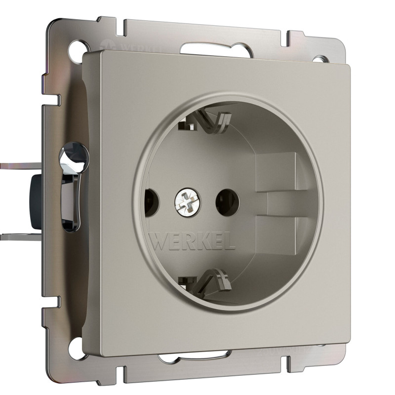 Розетка Werkel W1271104 дымчатый