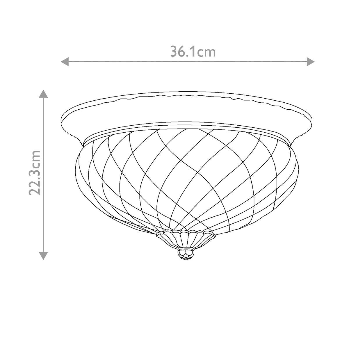 Потолочный светильник Hinkley, Арт. HK-PLANTATION-FL-BB