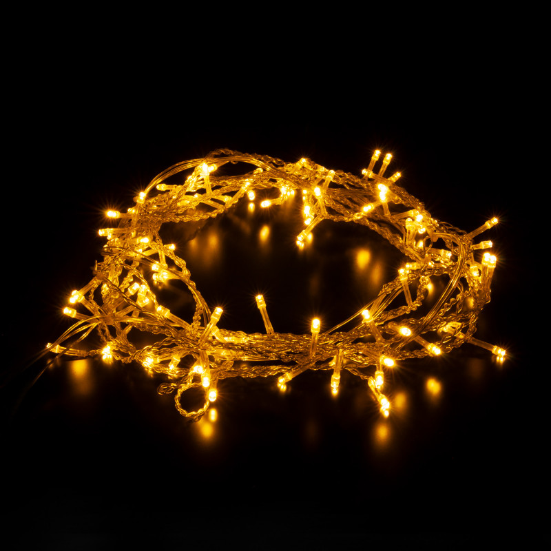 Светодиодный занавес Eurosvet 200-001 теплый белый 1,5*1м IP20