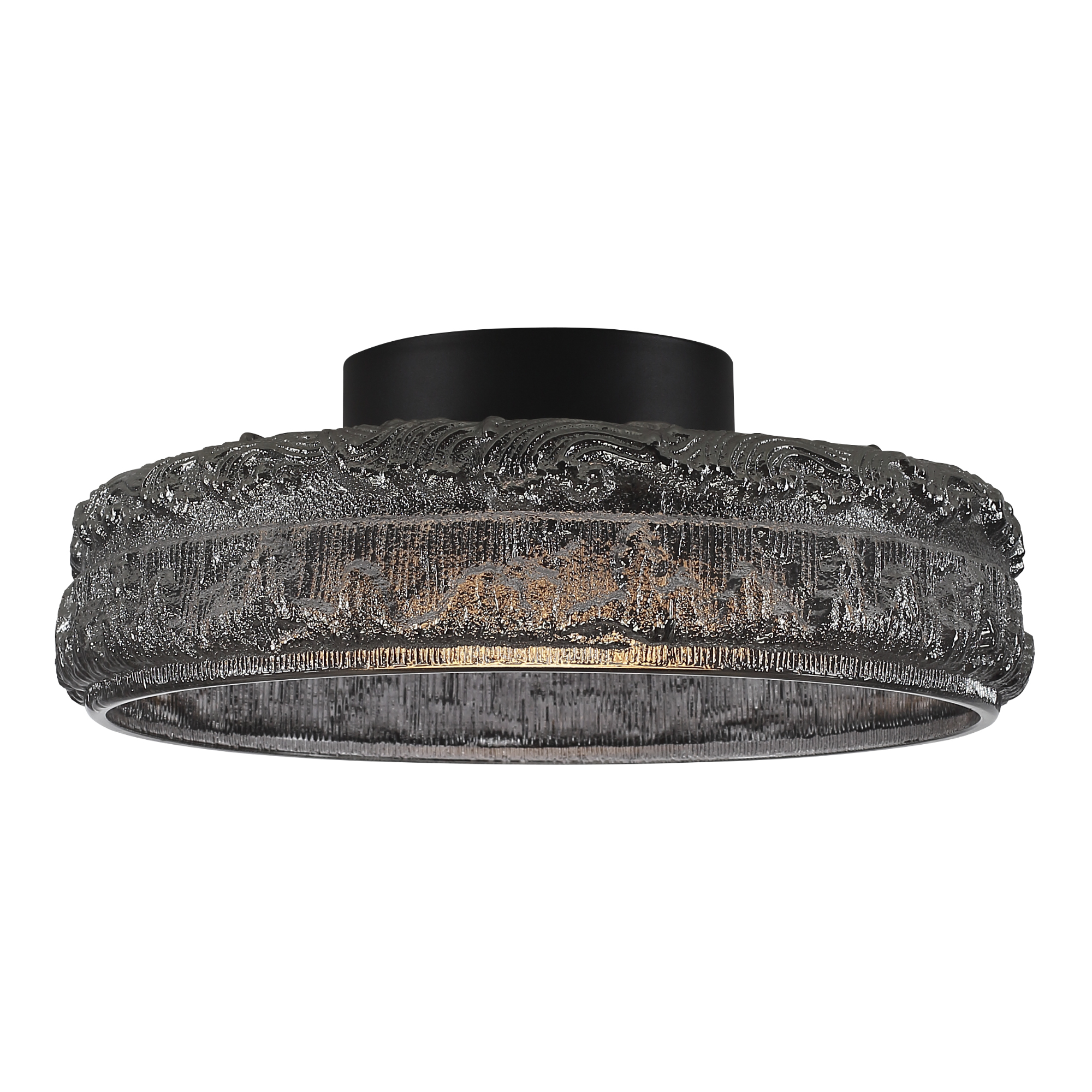 SL6143.412.01 Светильник потолочный ST-Luce черный/дымчатый LED 1*15W 4000K ANTIKE