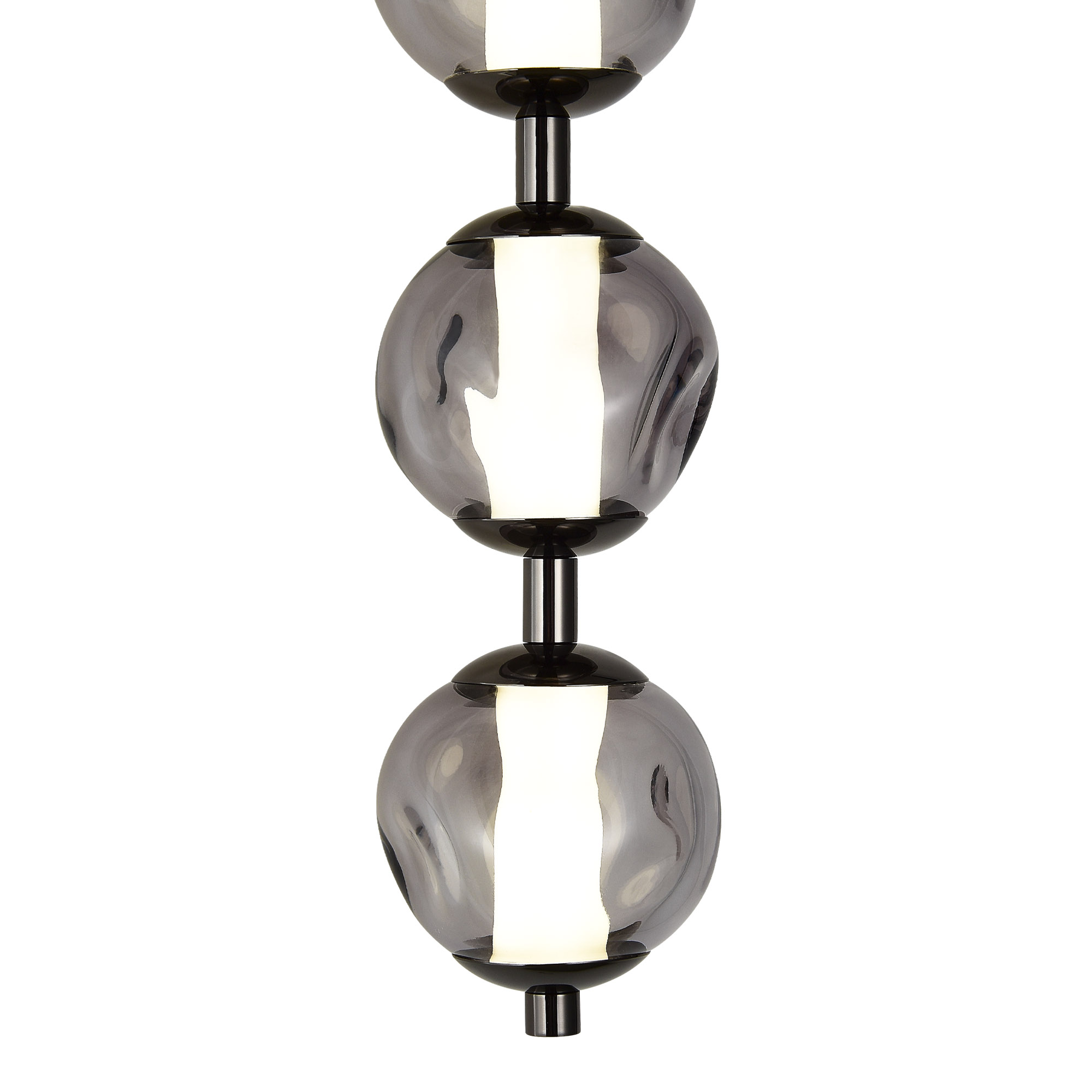 SL6520.401.01 Светильник настенный ST-Luce черный жемчуг/прозрачно-дымчатый LED 1*15W 4000K HELMI