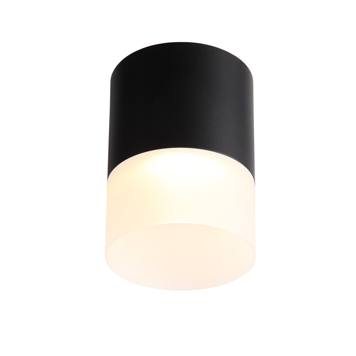 ST100.402.15 Светильник потолочный Черный LED 1*15W 3000K 1 170Lm Ra>80 120° D118xH150 170-240VV Накладные светильники