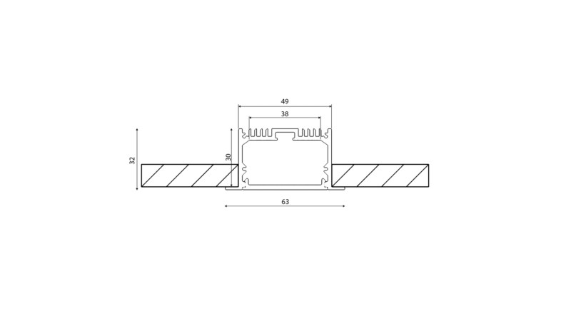 Профиль DesignLed LE.6332-R