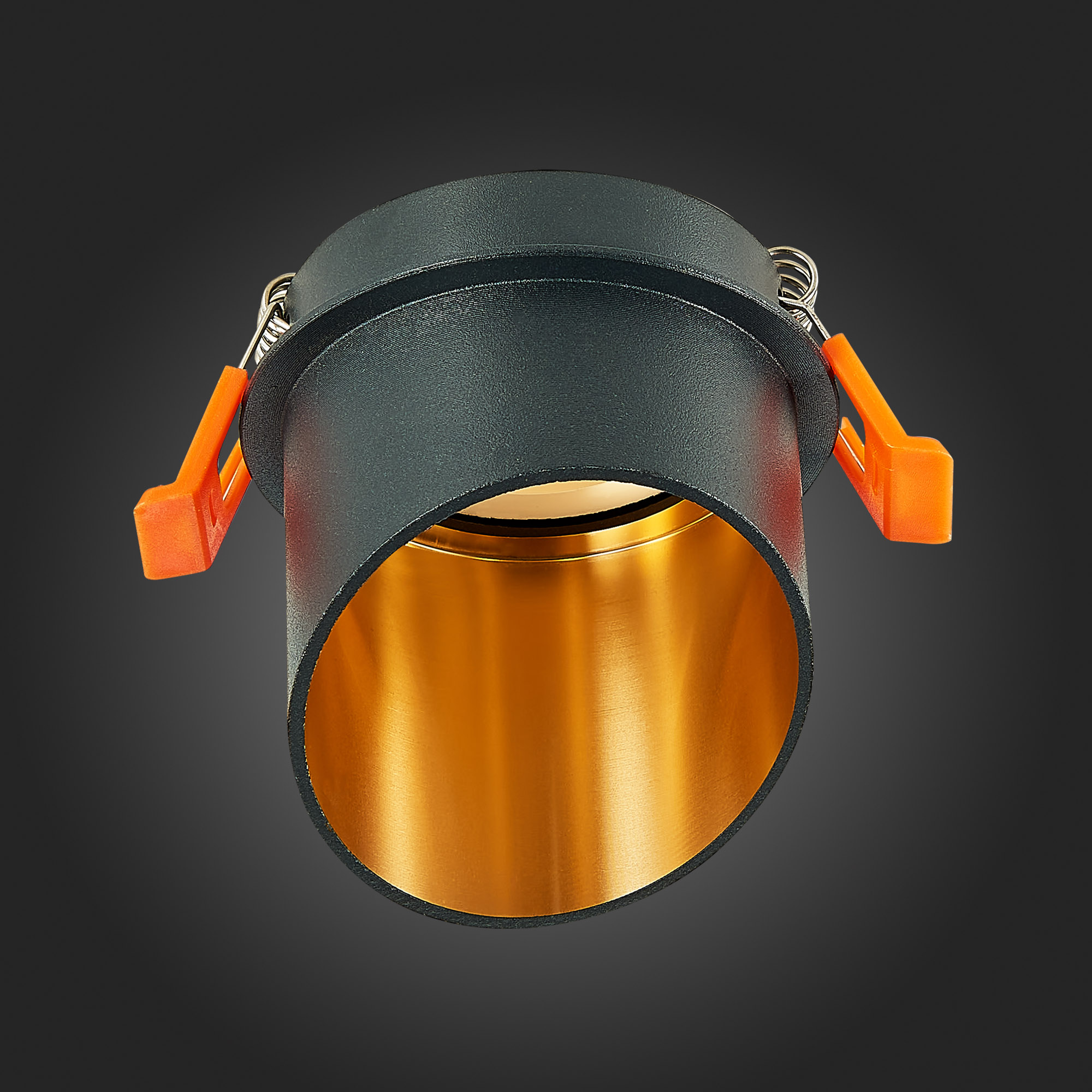 ST214.408.01 Св-к встр. Черный GU10 1*50W  IP20 L68xW68xH68 220V Без ламп Встраиваемые светильники