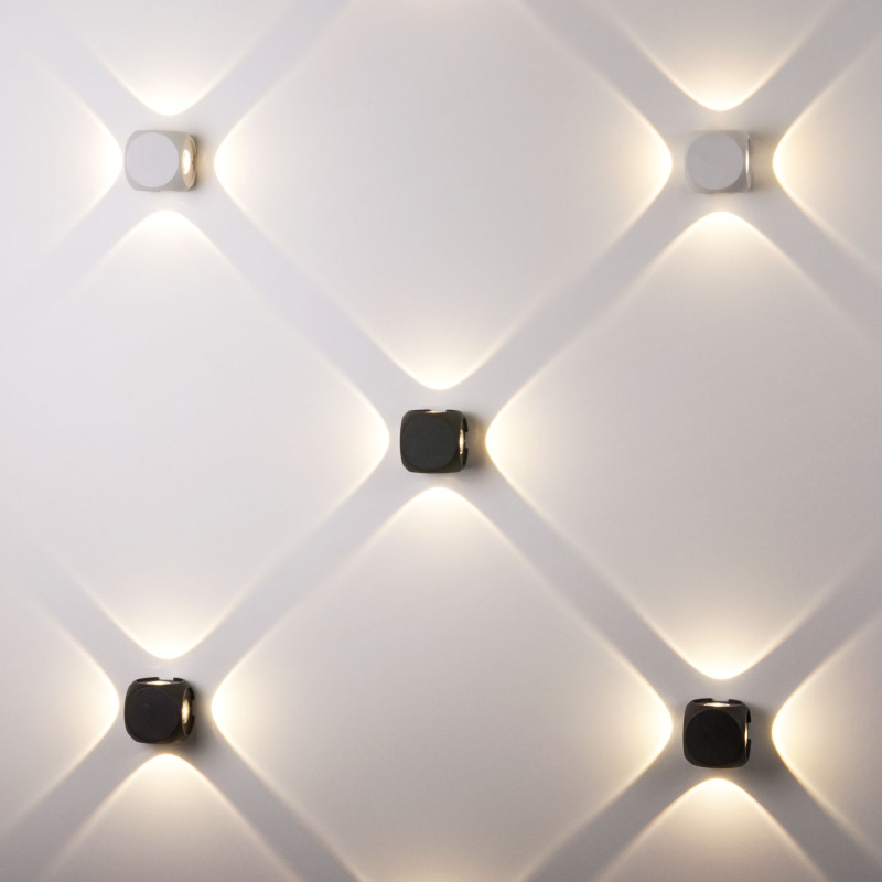 Светильник настенный Elektrostandard 1504 TECHNO LED CUBE черный
