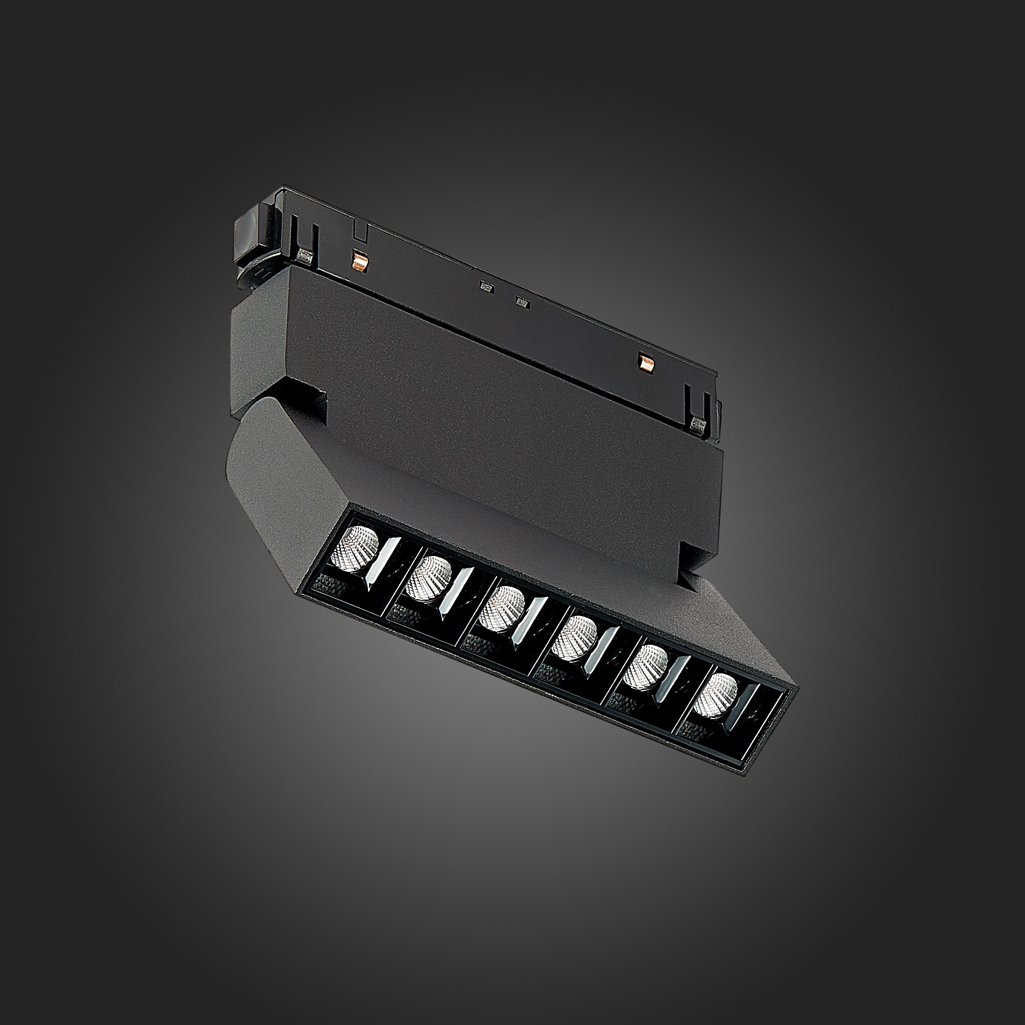 ST364.436.06 Магнитный трековый светильник Черный LED 1*6W 3000K 532Lm Ra>80 36° IP20 L120xW22xH108 SKYLINE 48