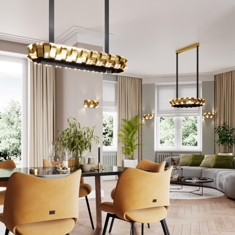 Подвесная люстра Odeon Light 4993/80LA