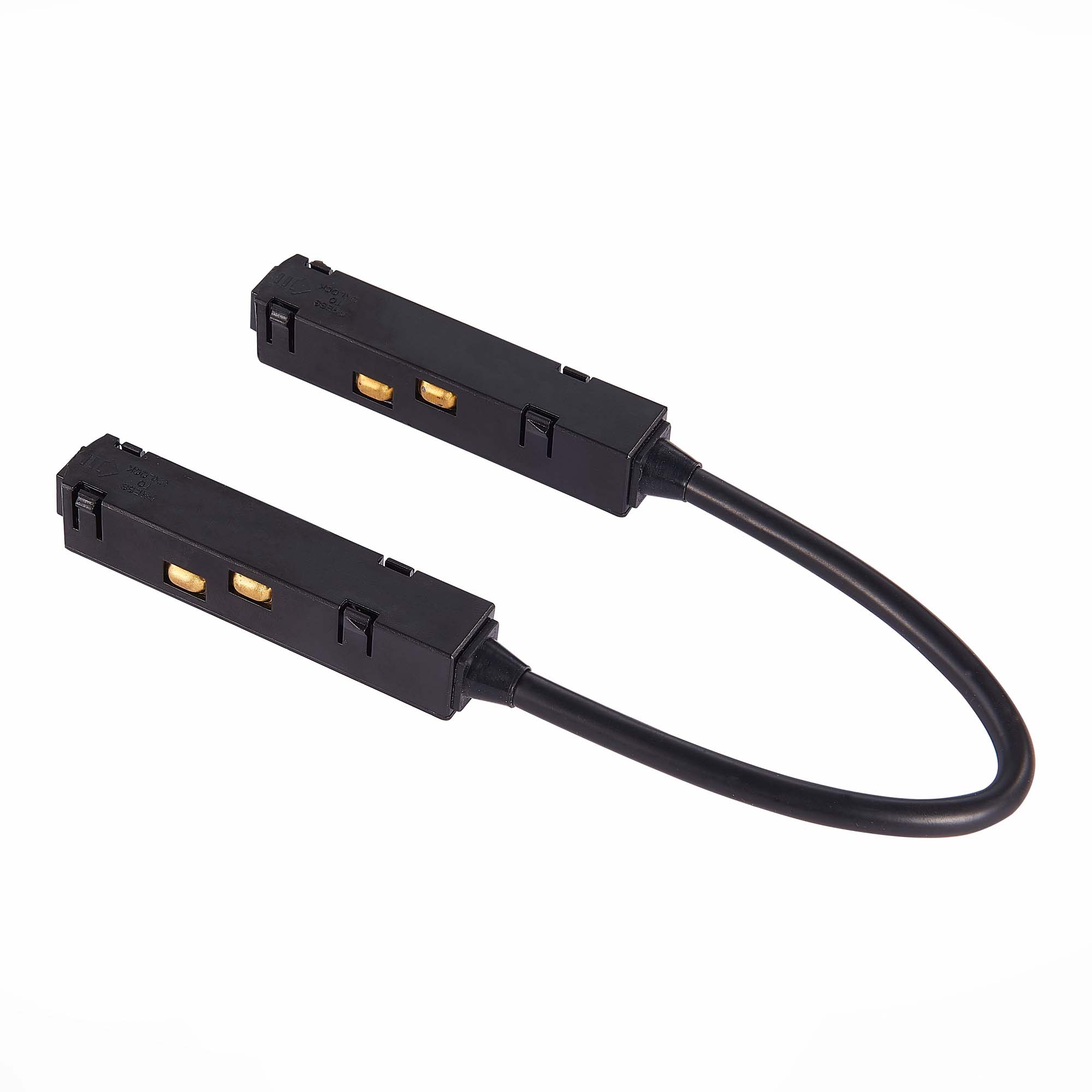 ST006.449.00.1 Коннектор питания угловой для магнитного шинопровода  ST-Luce Черный SKYLINE 48