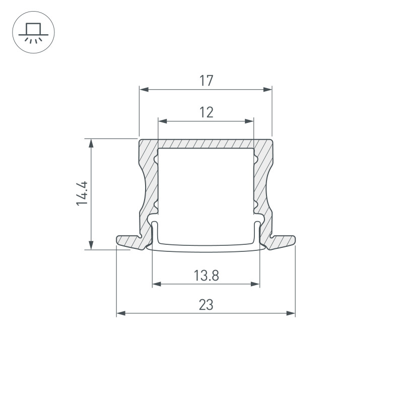 Профиль Arlight 036327