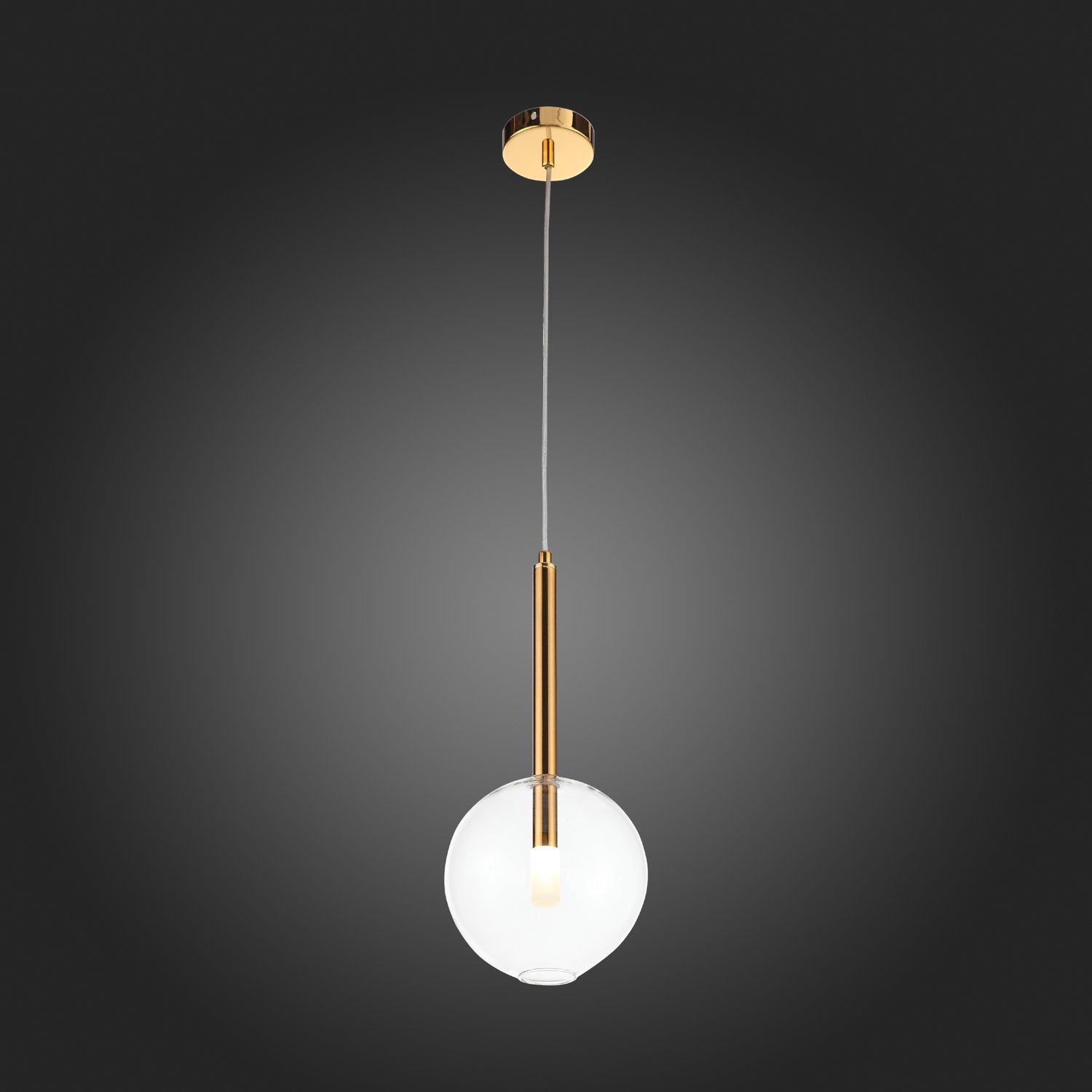 SL1054.203.01 Светильник подвесной ST-Luce Золотистый/Прозрачный G9 1*5W SOFIO