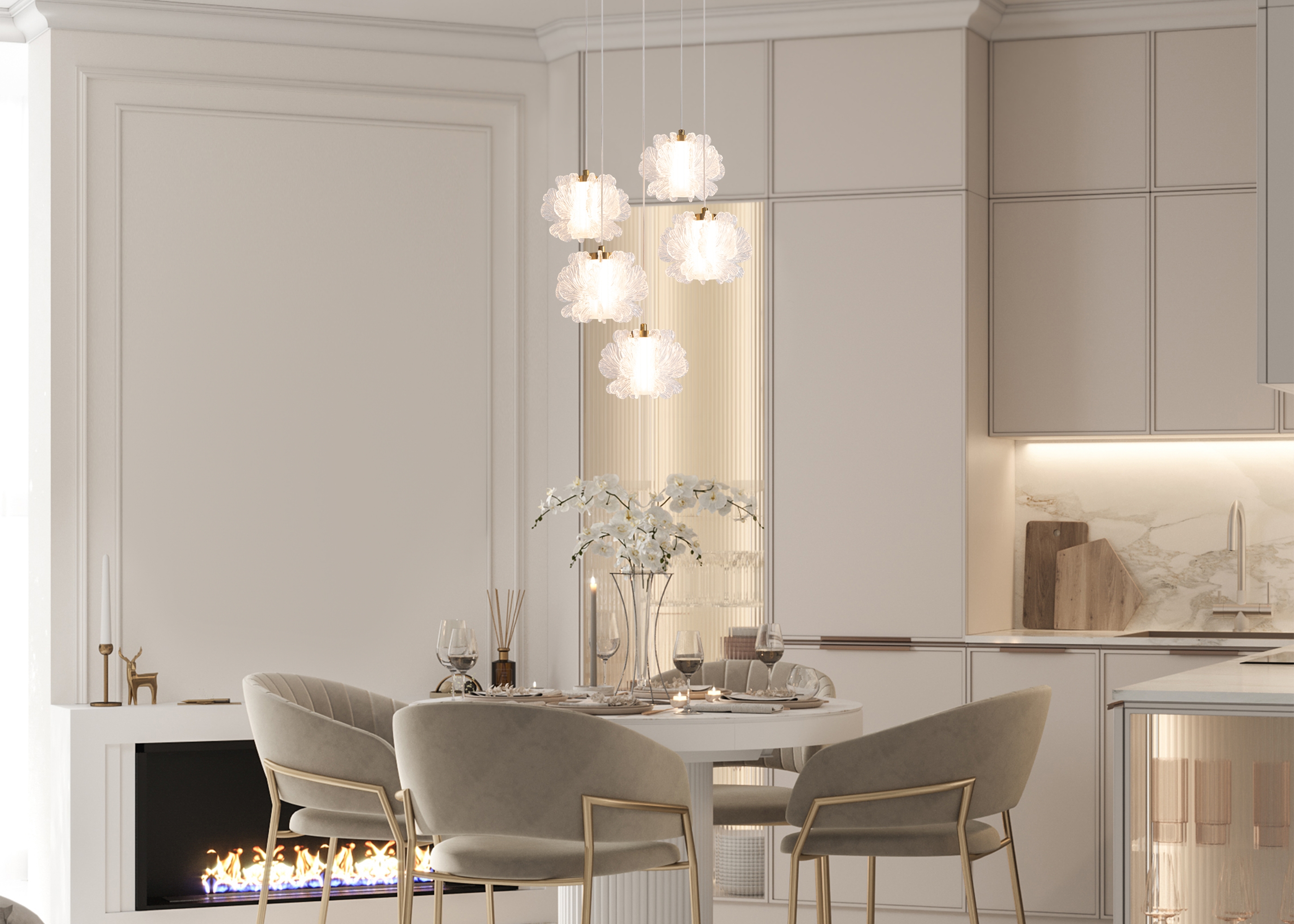 Подвесной светильник Freya FR5579PL-L40BS