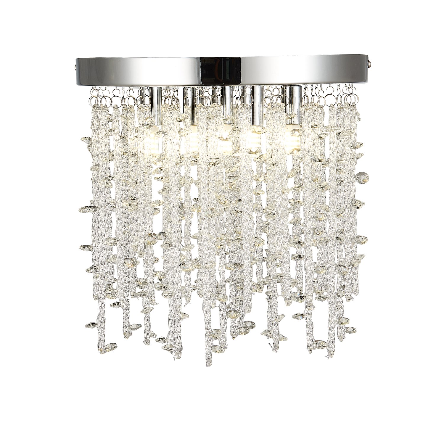 SLE103302-05 Светильник потолочный Хром/Прозрачный G9 LED 5*3W LUCCHIO