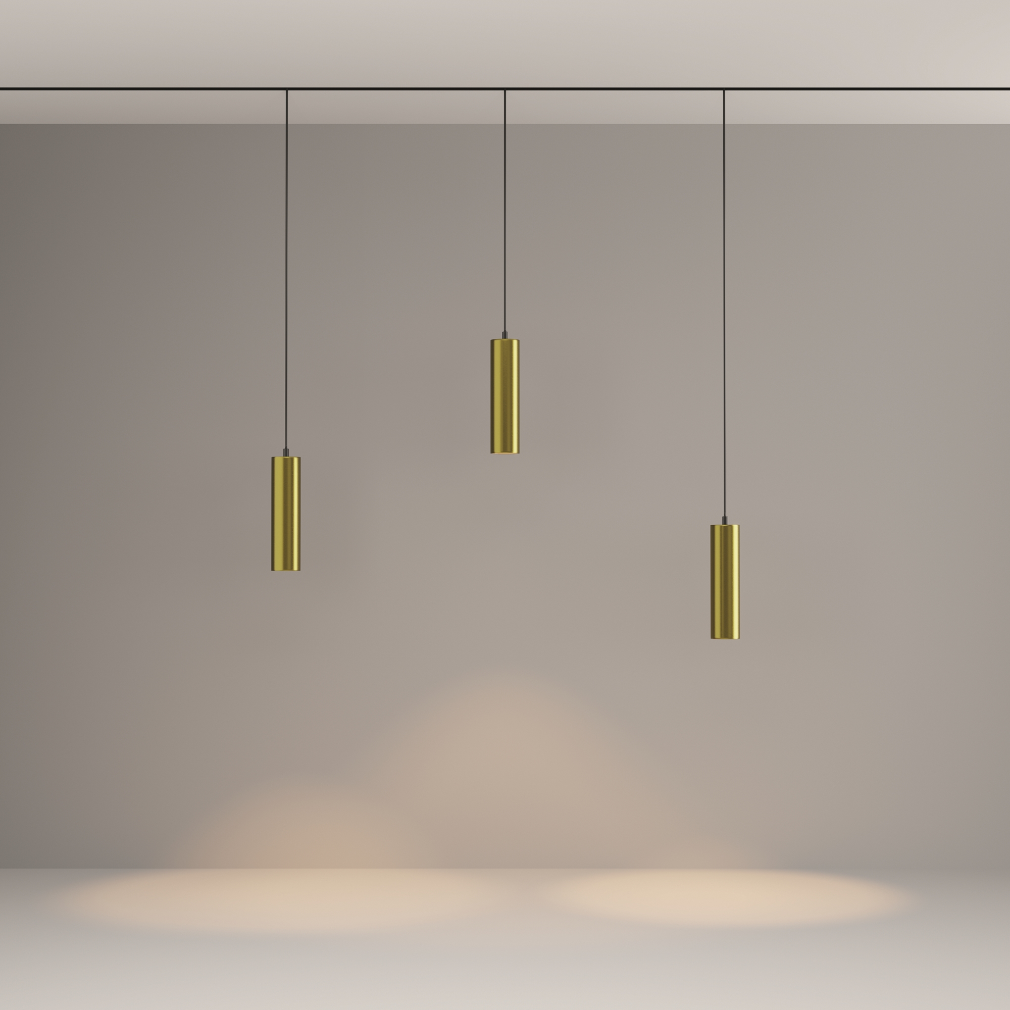 Трековый подвесной светильник Technical TR041-2-12W3K-BBS