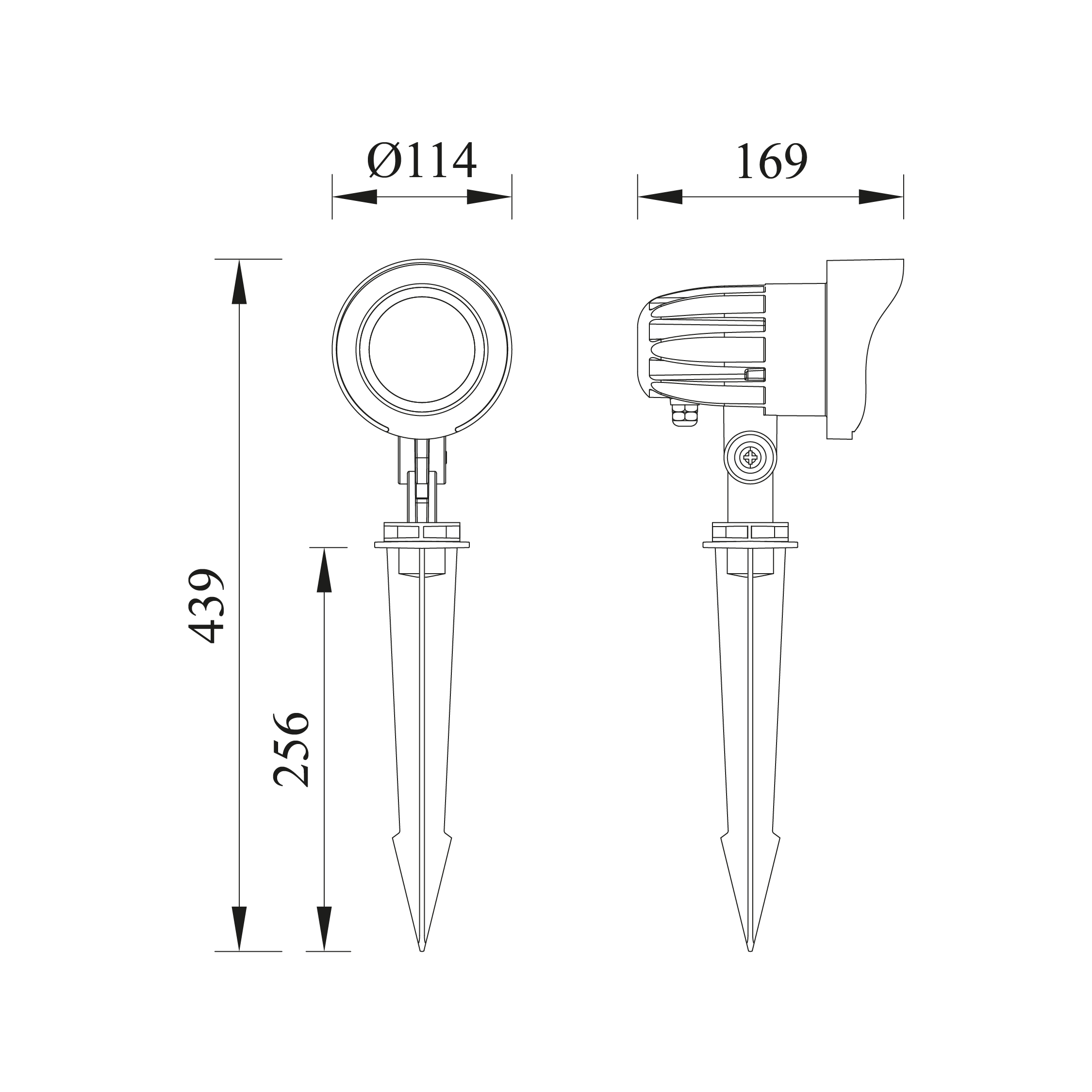 Ландшафтный светильник Natural Concepts, Арт. NC-003729-DG