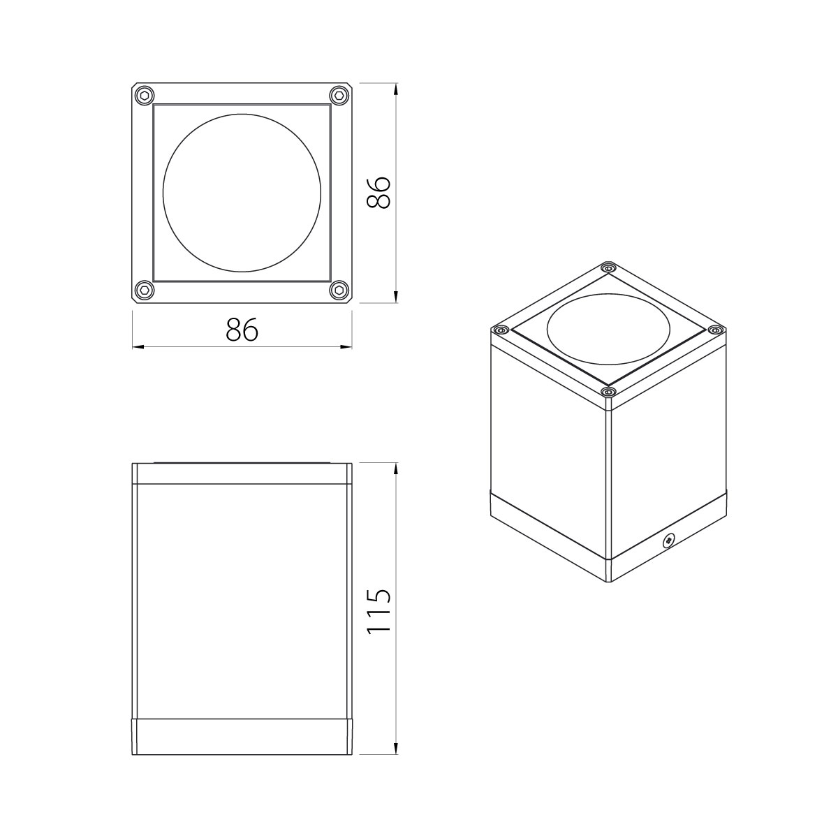 Потолочный фонарь Natural Concepts, Арт. NC-133474-DG