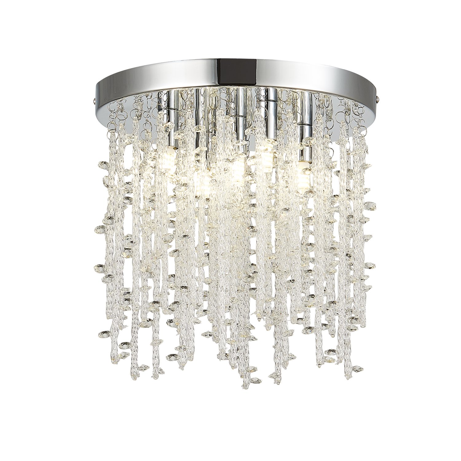 SLE103302-05 Светильник потолочный Хром/Прозрачный G9 LED 5*3W LUCCHIO