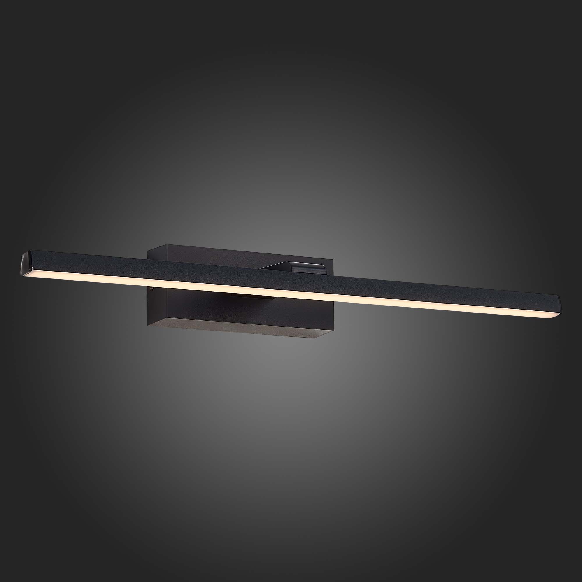 SL446.071.01 Подсветка для картин ST-Luce Черный/Черный LED 1*8W 3000K Настенные светильники