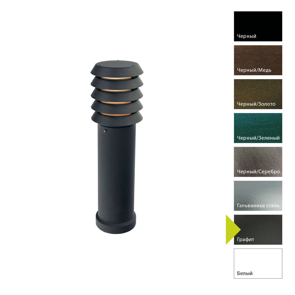 Фонарный столб Norlys, ALTA GR (Графит)