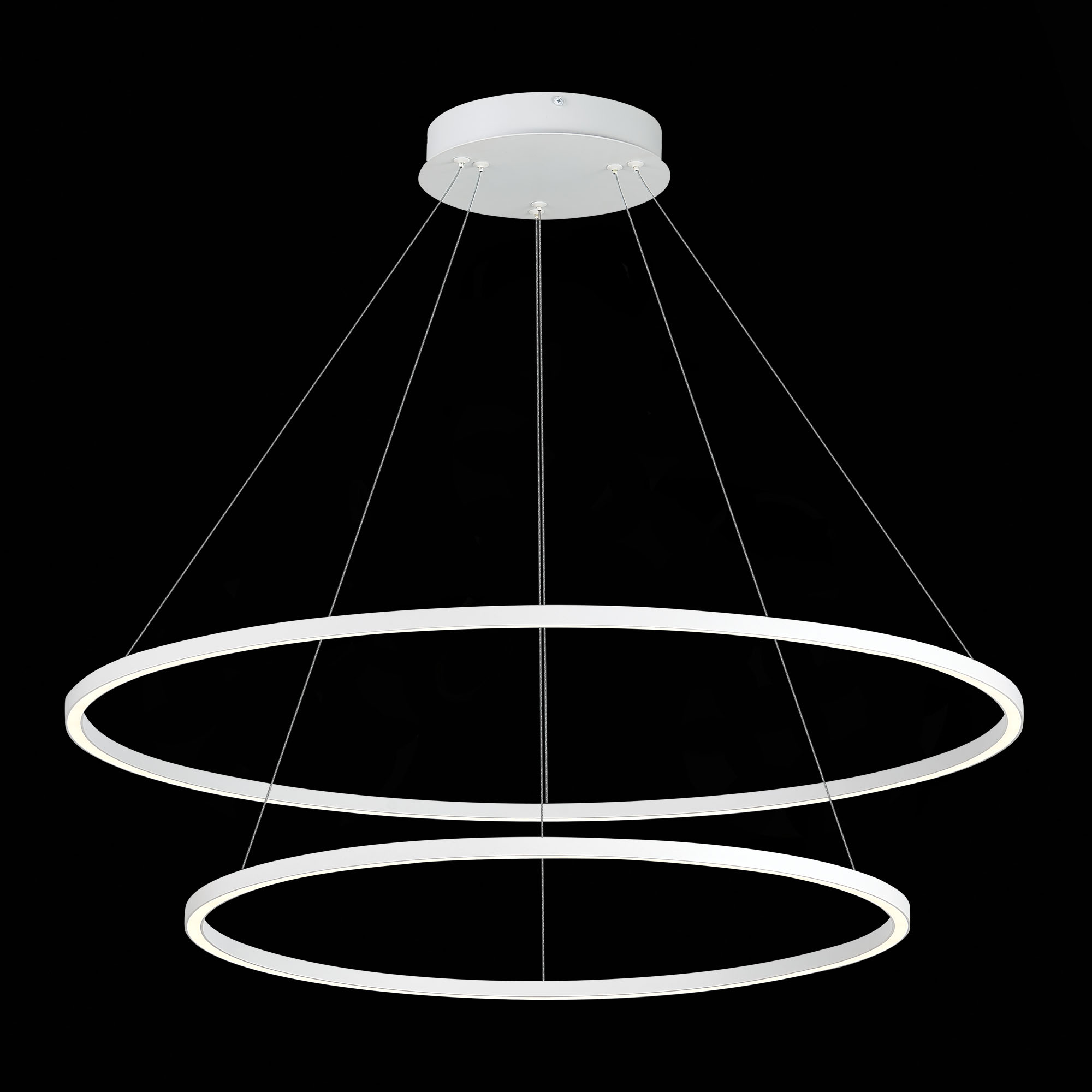 ST605.503.91 Cветильник подвесной SMART ST-Luce Белый/Белый LED 1*91W 2800-6500K AURA