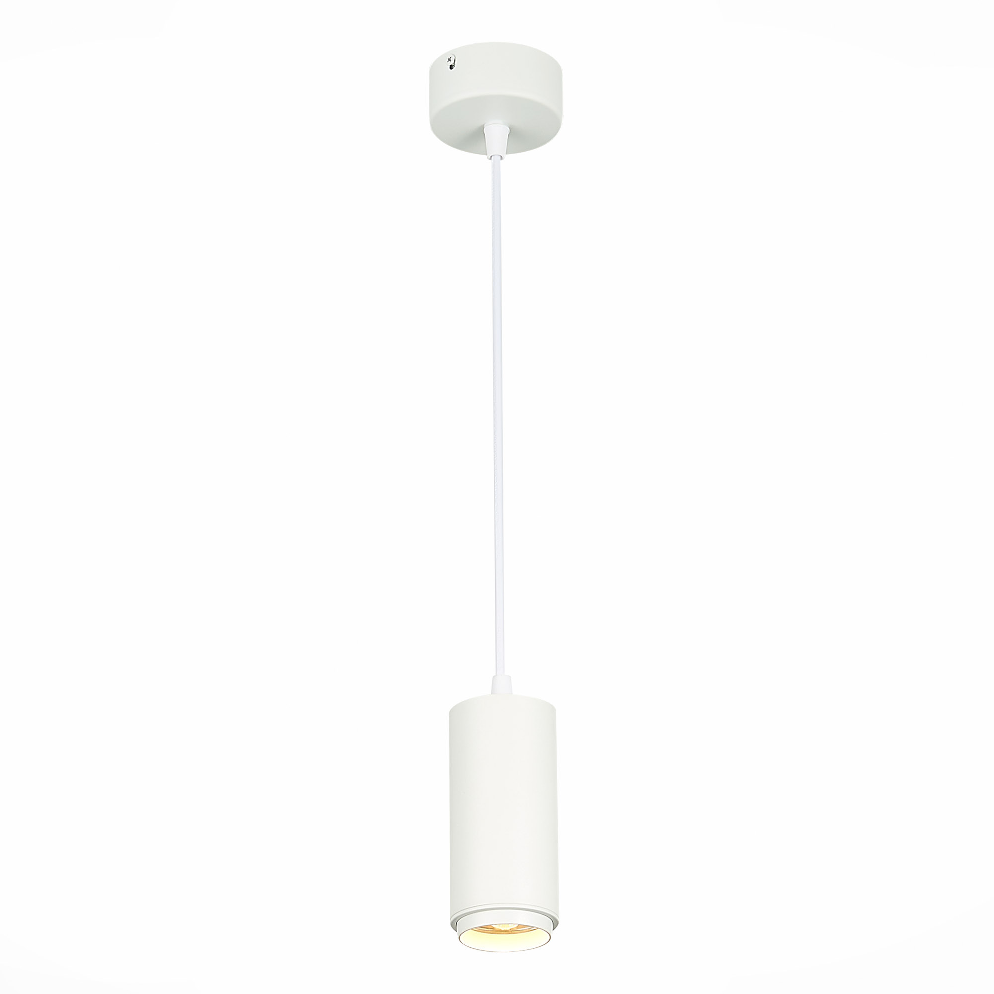 ST600.533.10 Светильник подвесной Zoom Белый LED 1*10W 3000K 1 000Lm Ra>80 15-60° IP20 D59xH130 170- Подвесные светильники