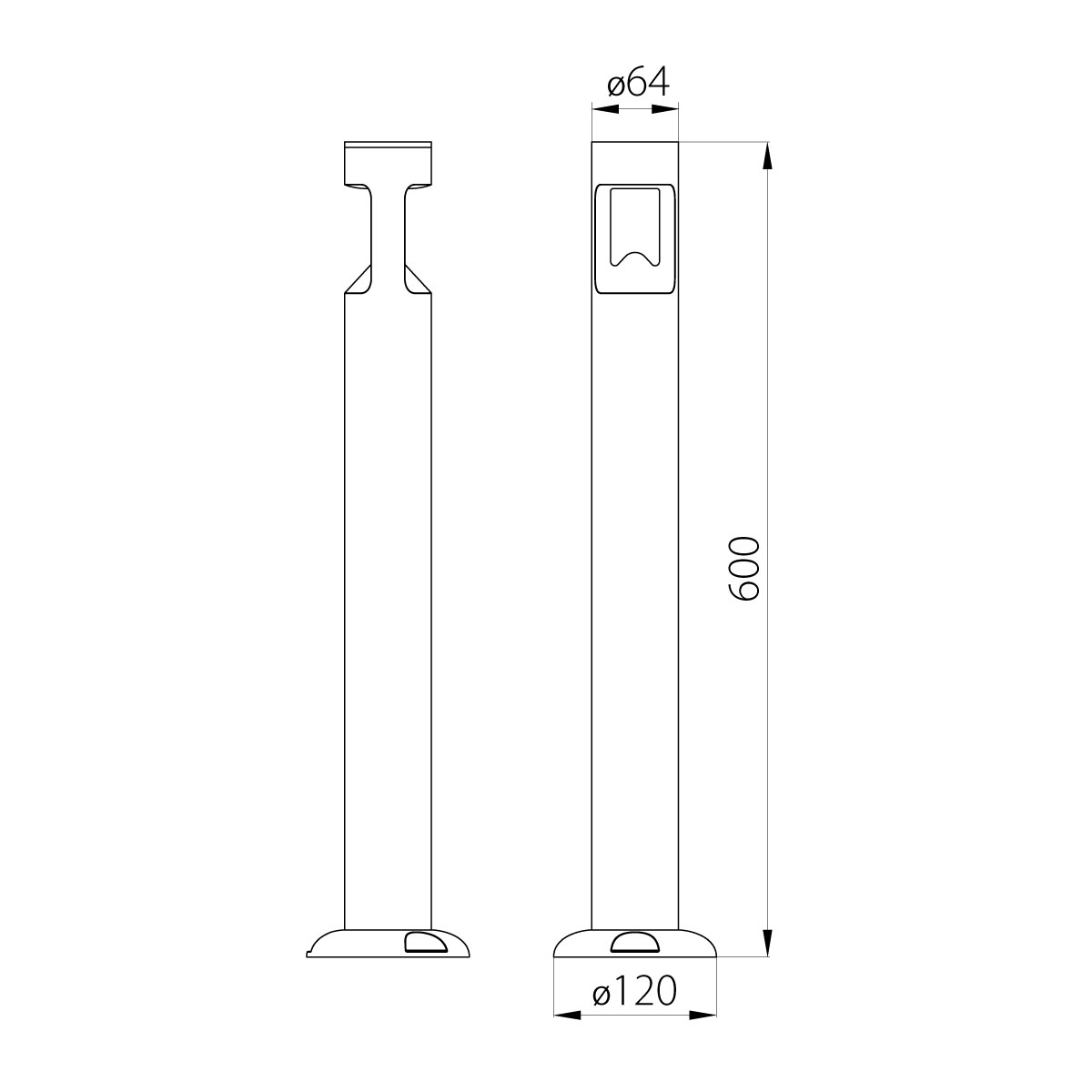 Фонарный столб Natural Concepts, Арт. NC-003249-60-SB