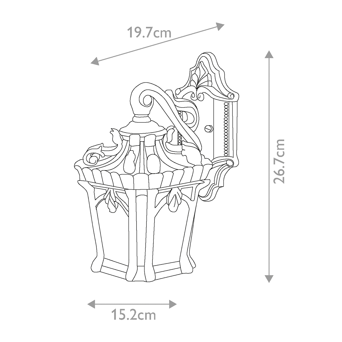 Настенный фонарь Kichler, Арт. KL-TOURNAI2-S
