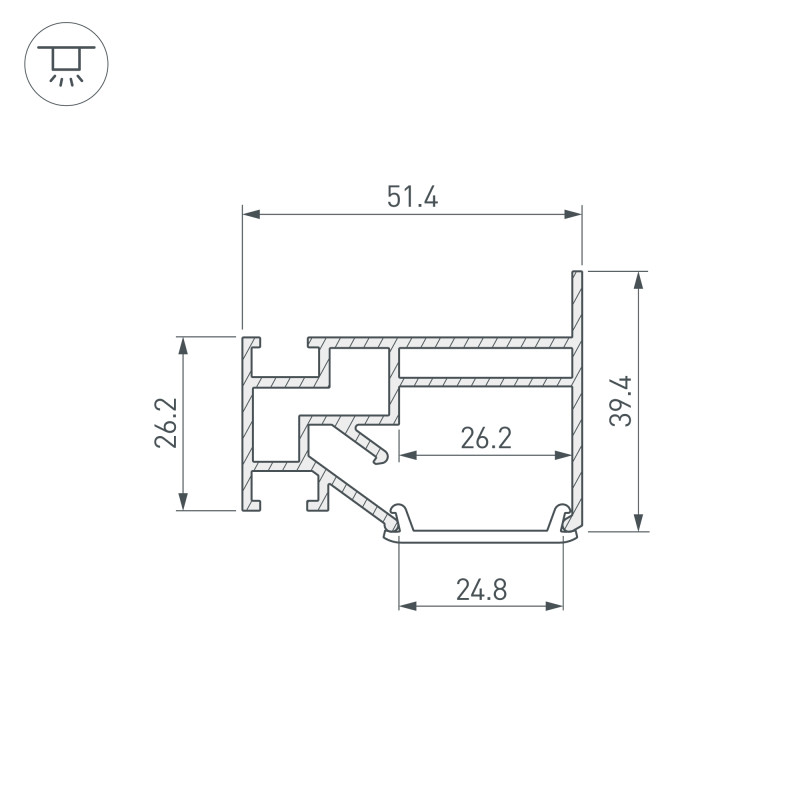 Профиль Arlight 040061