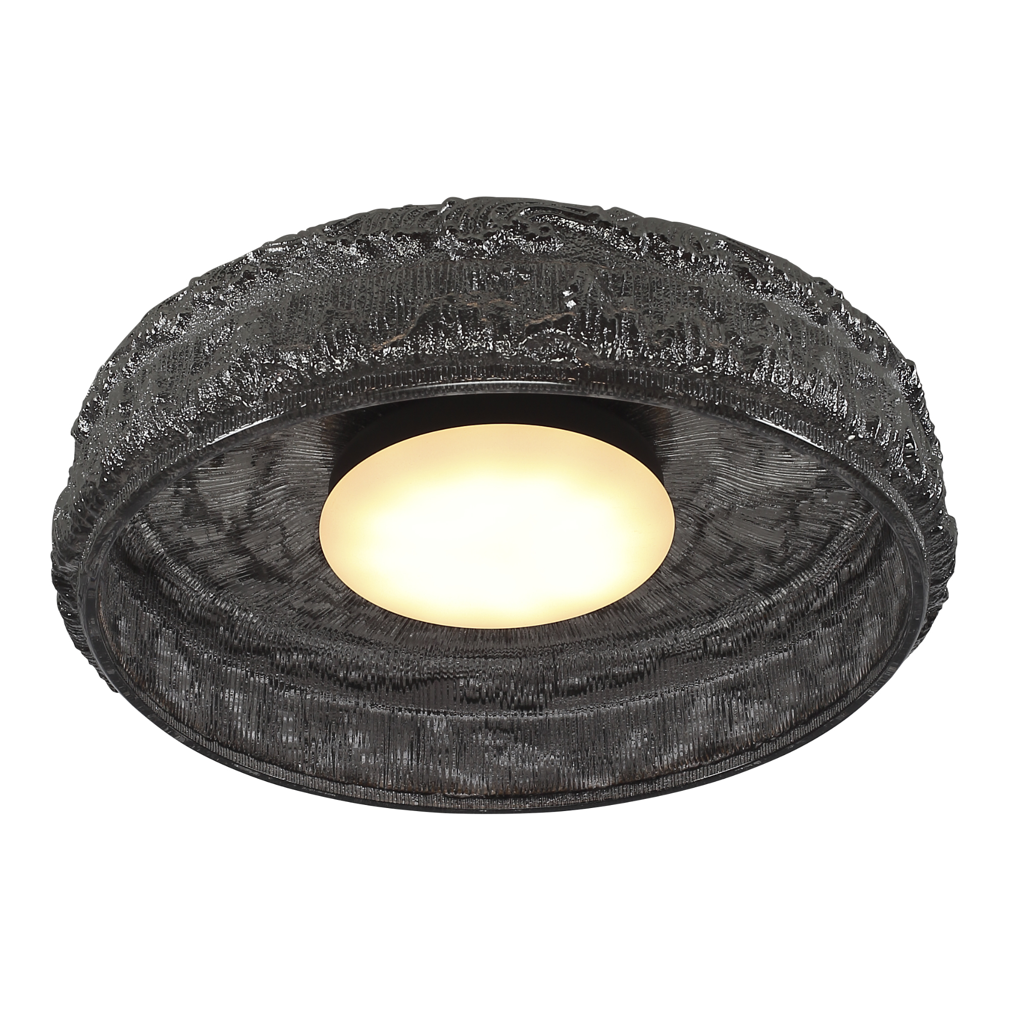 SL6143.412.01 Светильник потолочный ST-Luce черный/дымчатый LED 1*15W 4000K ANTIKE