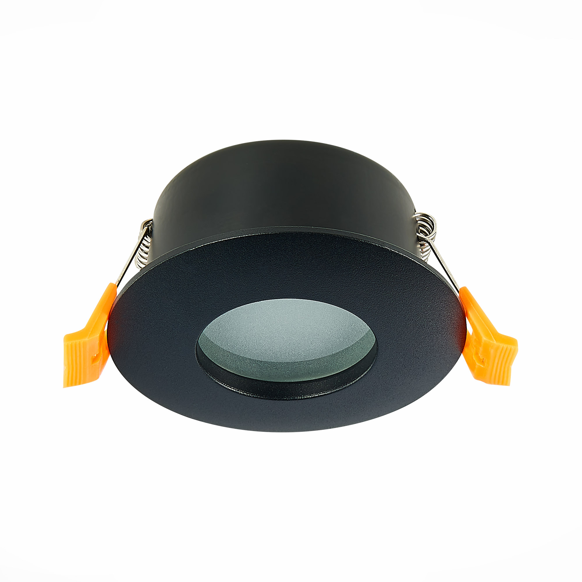 ST213.408.01 Св-к встр. Черный GU10 1*50W  IP44 D84xH50 220V Без ламп Встраиваемые светильники