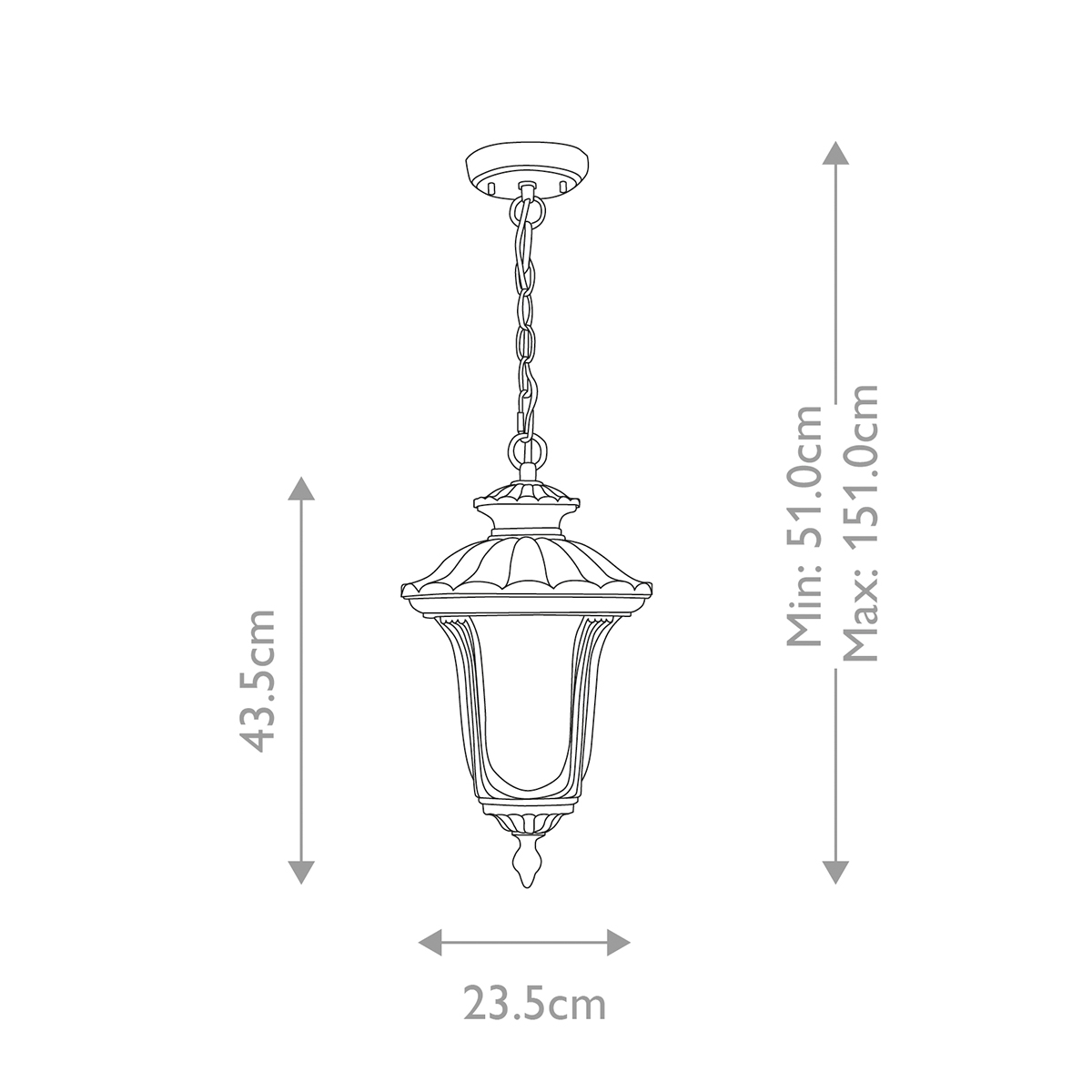 Подвесной фонарь Elstead Lighting, Арт. CC8-S-BK