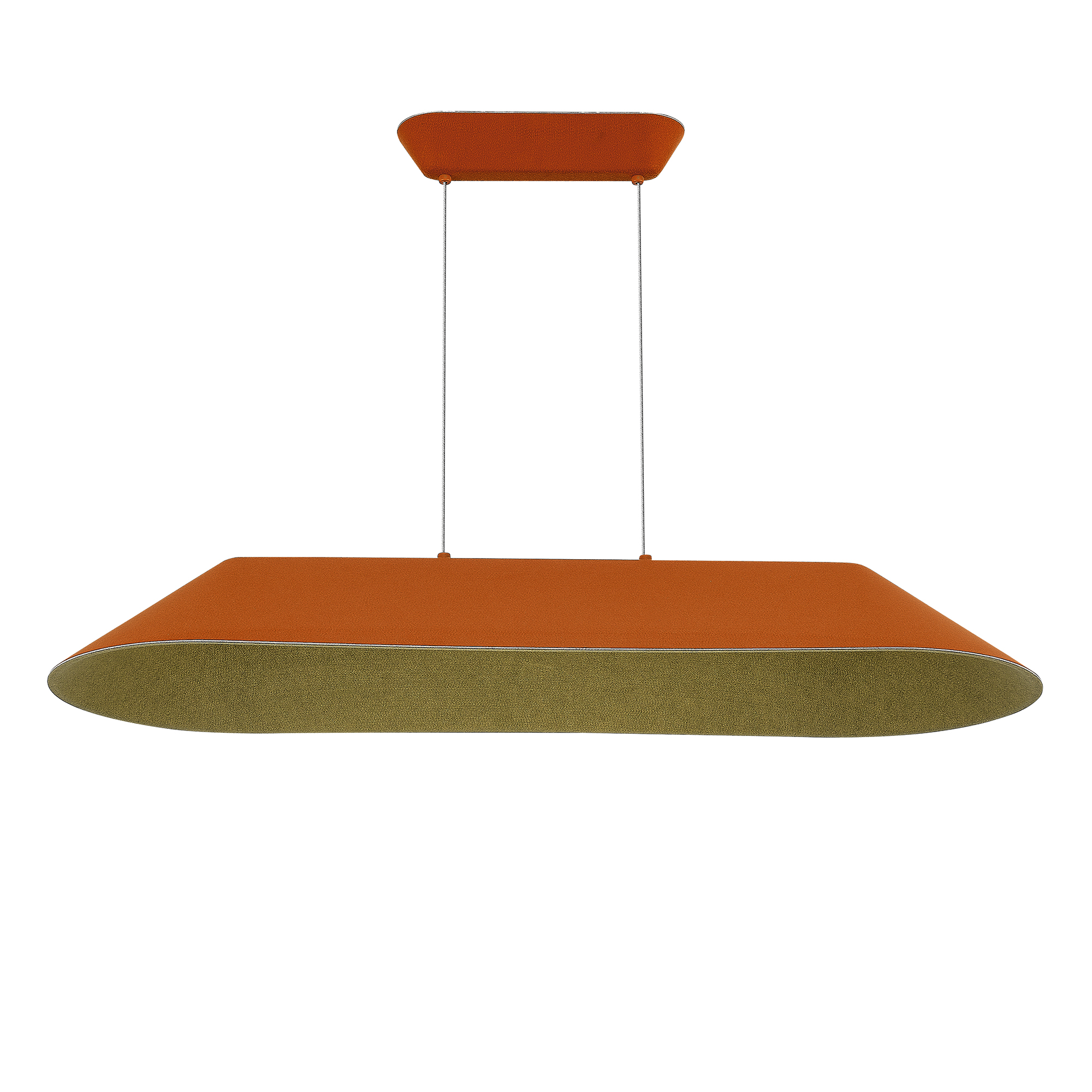 SL3001.823.01 Светильник подвесной ST-Luce Оранжевый,Серый/Оранжевый,Серый LED 1*32W SENTITO