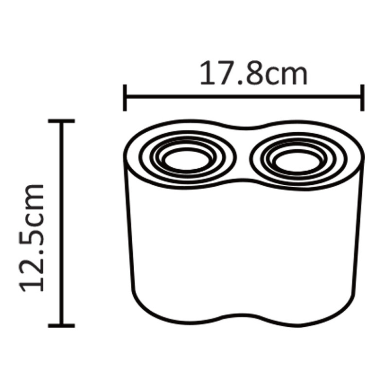 Накладной светильник ARTE Lamp A5644PL-2WH