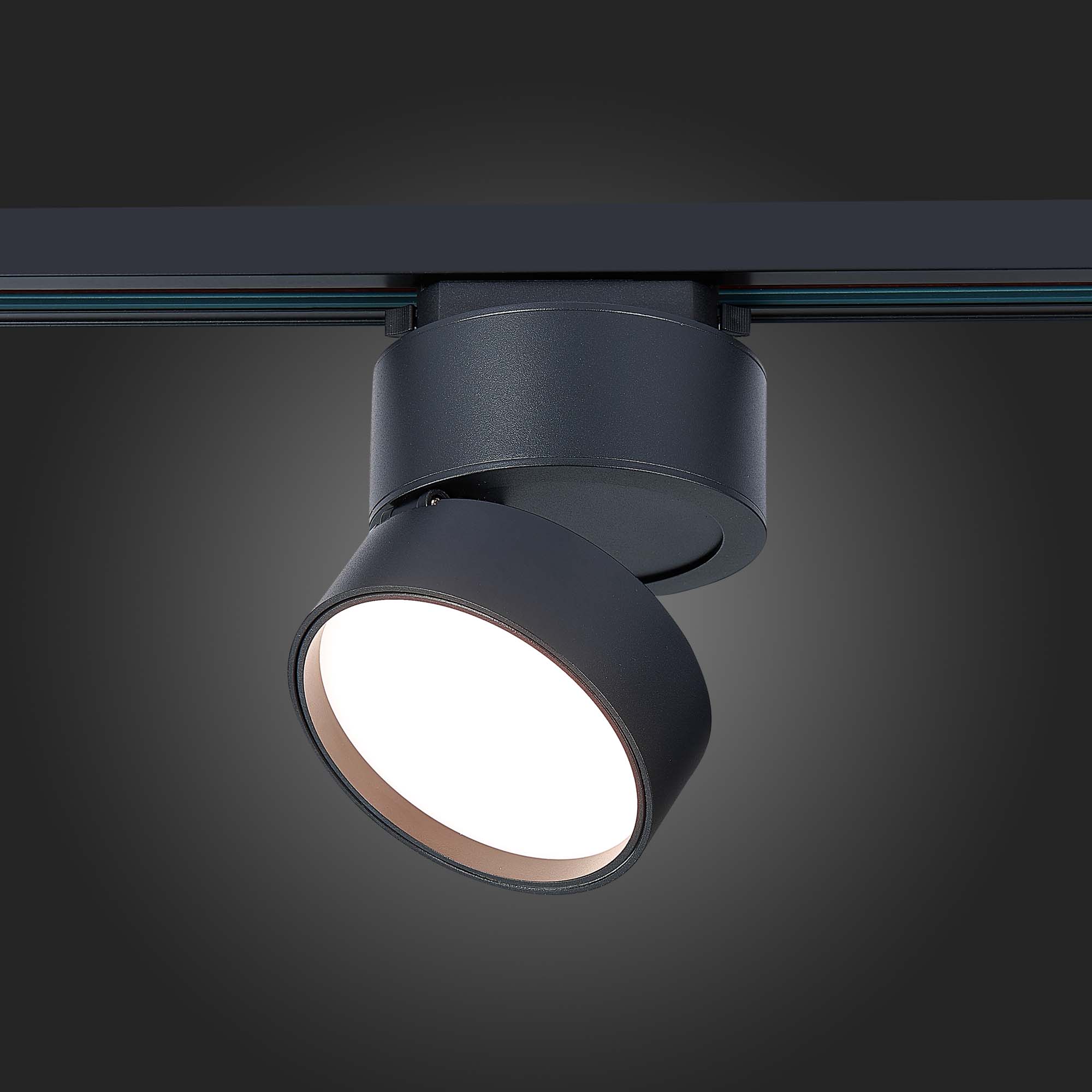 ST651.436.14 Св-к трек. Черный LED 1*14W 3000K 1 100Lm Ra>90 120° IP20 D104xH128 170-240VV BASE