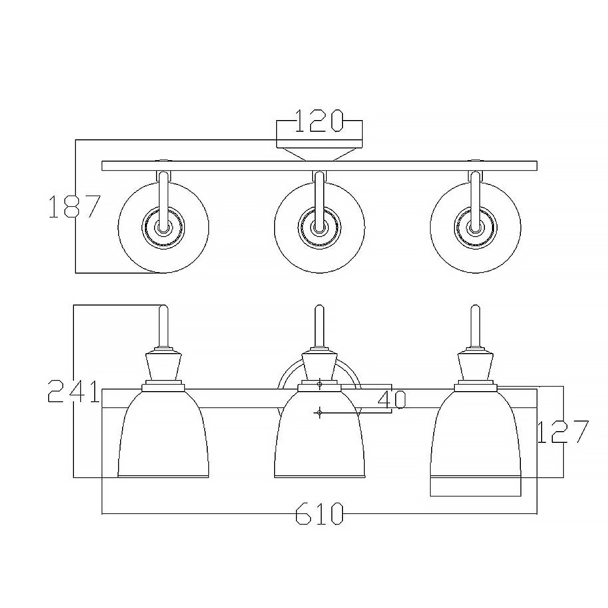 Бра для ванных комнат KL-CORA3-BATH Kichler, арт. KL-CORA3-BATH