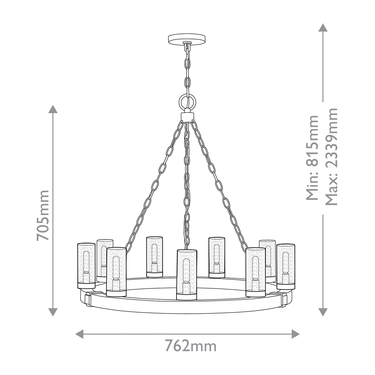 Подвесной фонарь Hinkley, Арт. HK-SAWYER9-SQ