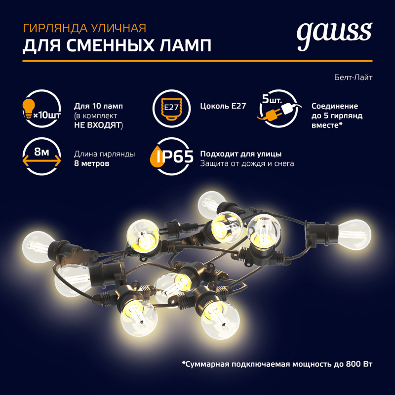 Белт-Лайт Gauss HL070