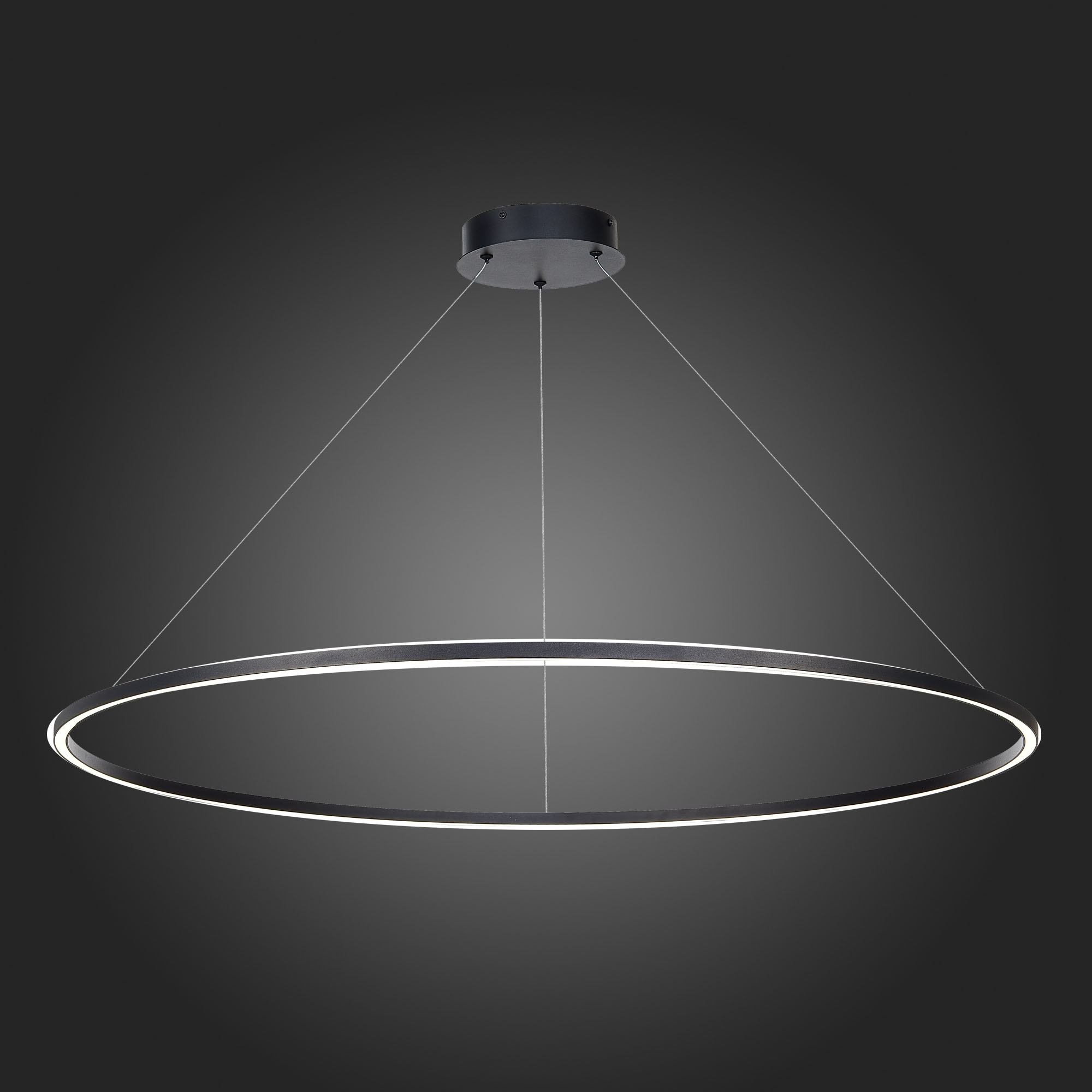 ST605.403.57 Cветильник подвесной SMART ST-Luce Черный/Белый LED 1*57W 2800-6500K AURA