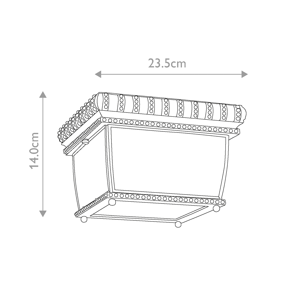 Подвесной фонарь Kichler, Арт. KL-VENETIAN-F
