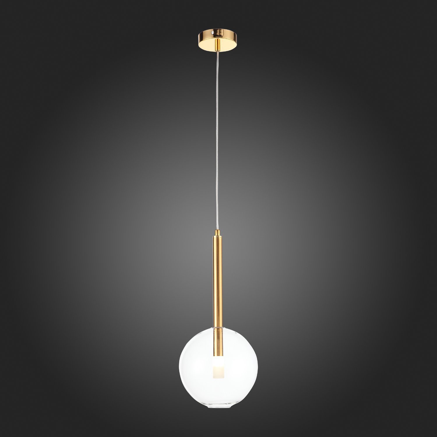 SL1054.203.01 Светильник подвесной ST-Luce Золотистый/Прозрачный G9 1*5W SOFIO