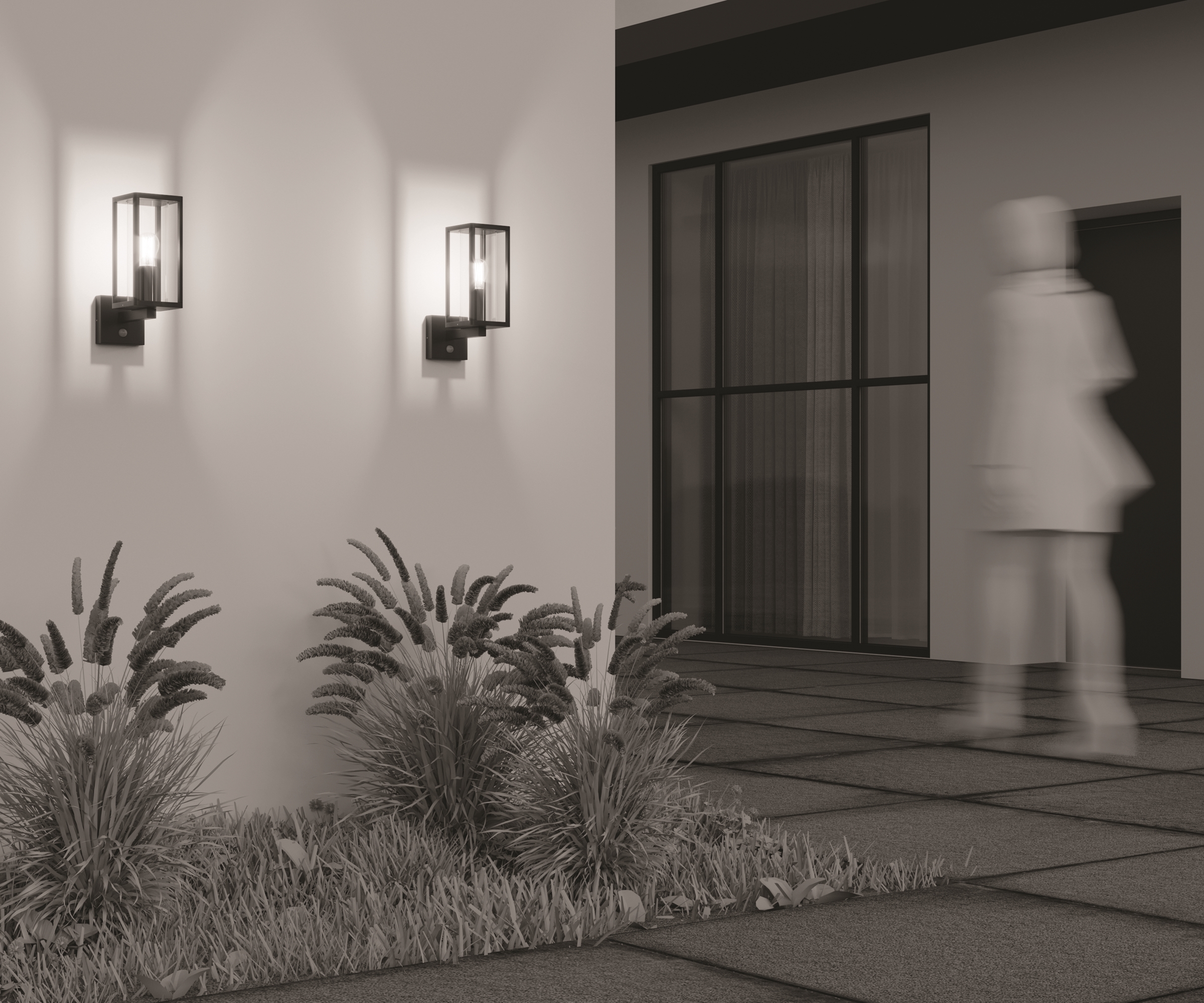 Настенный светильник (бра) Outdoor O452WL-01GFSR