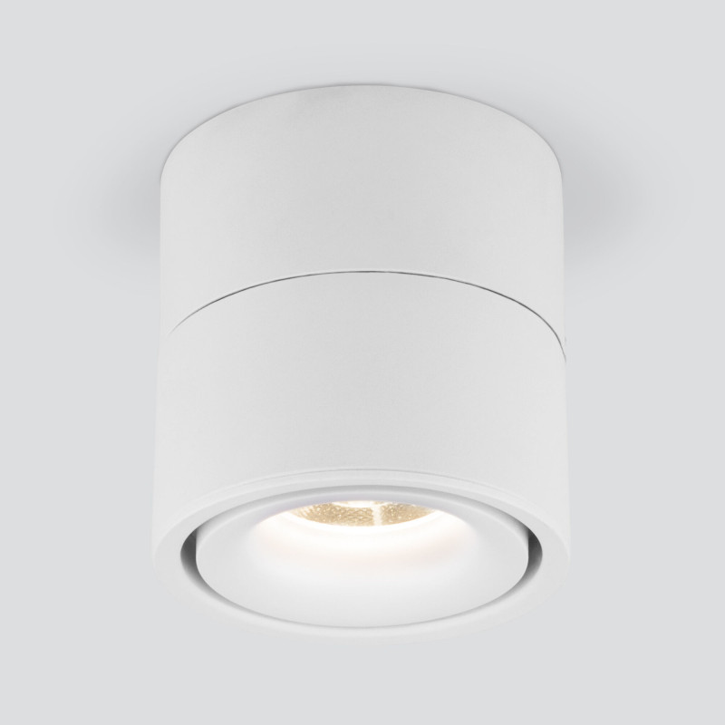 Накладной светильник Elektrostandard DLR031 15W 3000K белый матовый