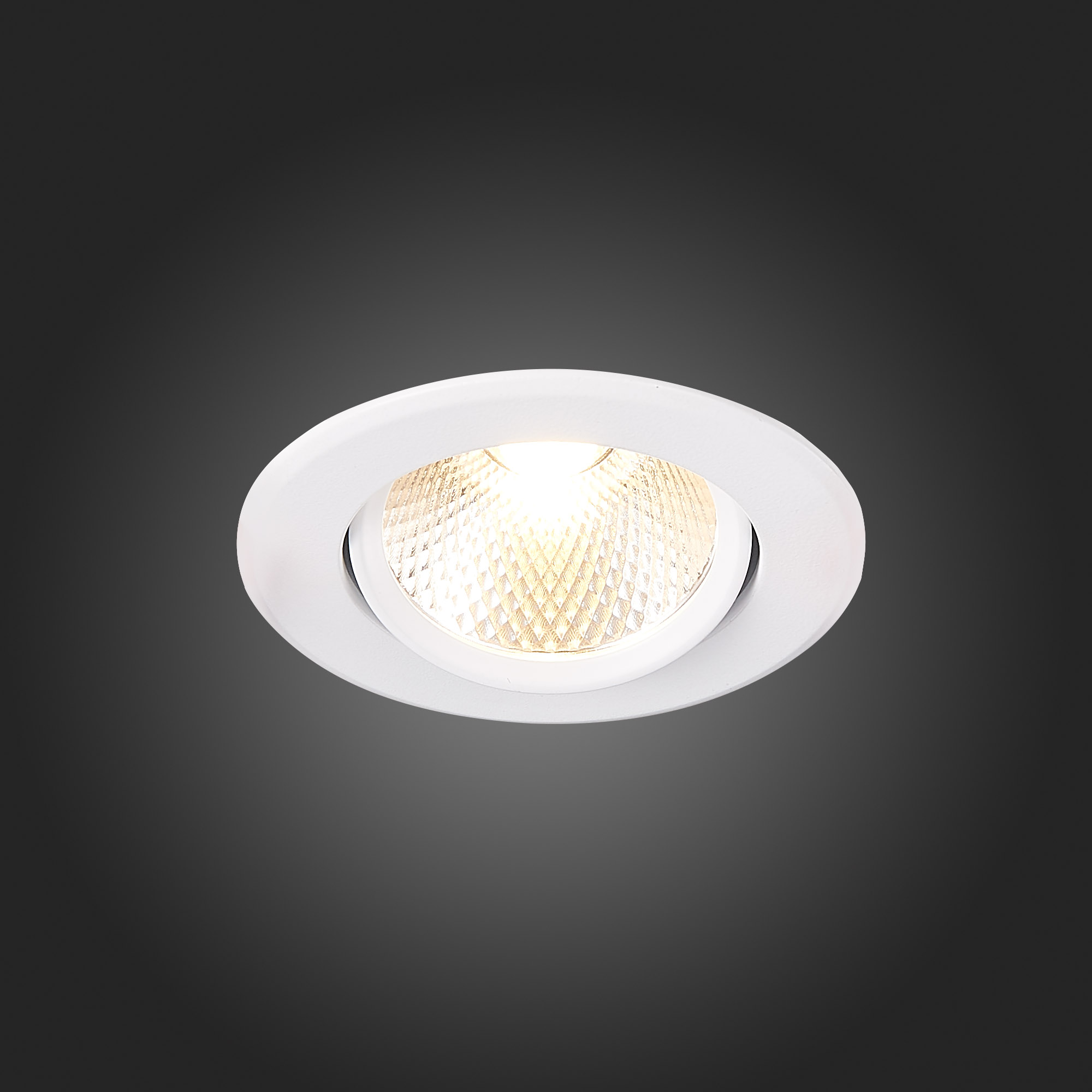 ST211.538.08.36 Св-к встр. Белый LED 1*8W 3000K 640Lm Ra80 36° IP20 D86xH50 220-240V Встраиваемые светильники