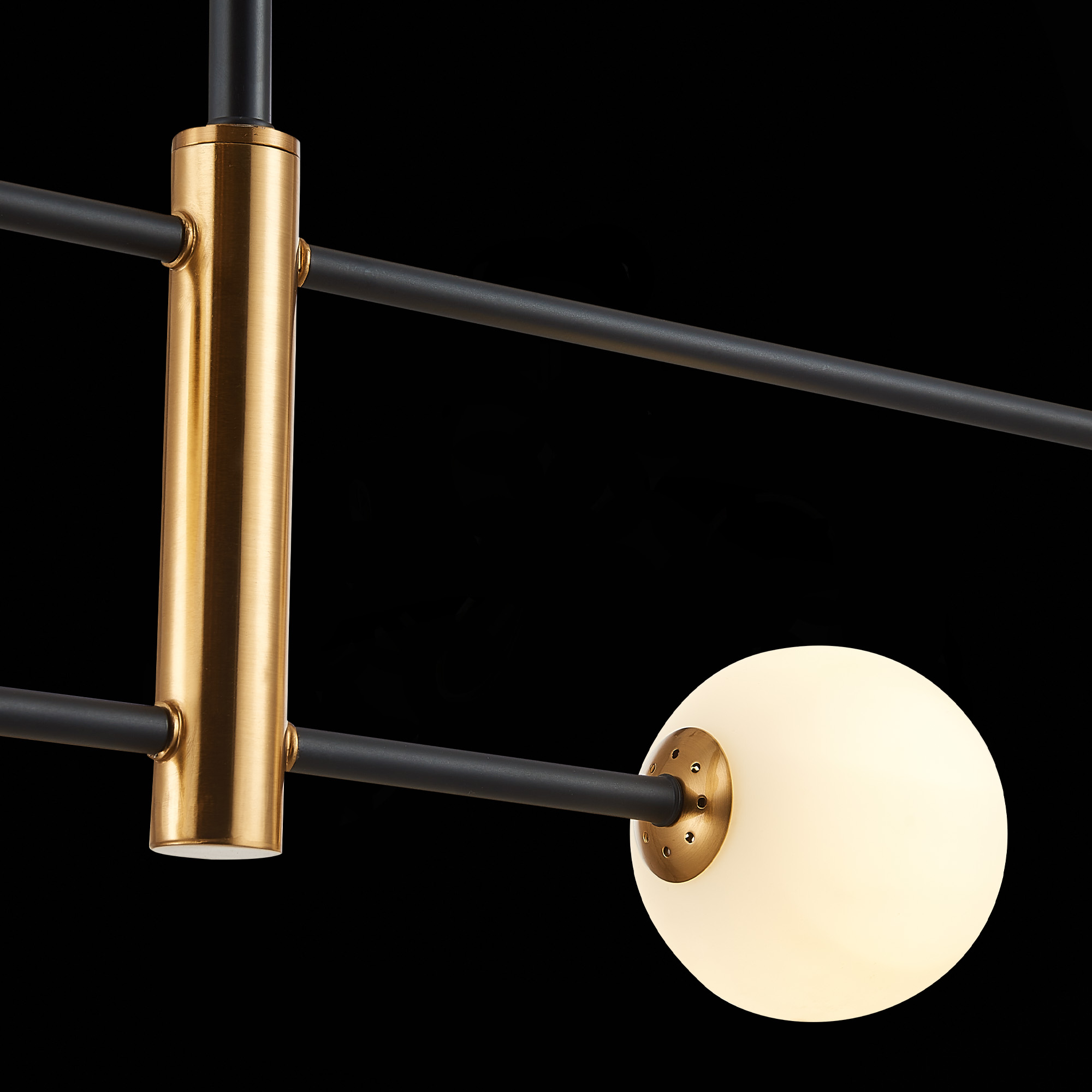 SLE220103-04 Светильник потолочный Черный, Бронза/Белый G9 4*5W ARCOLA