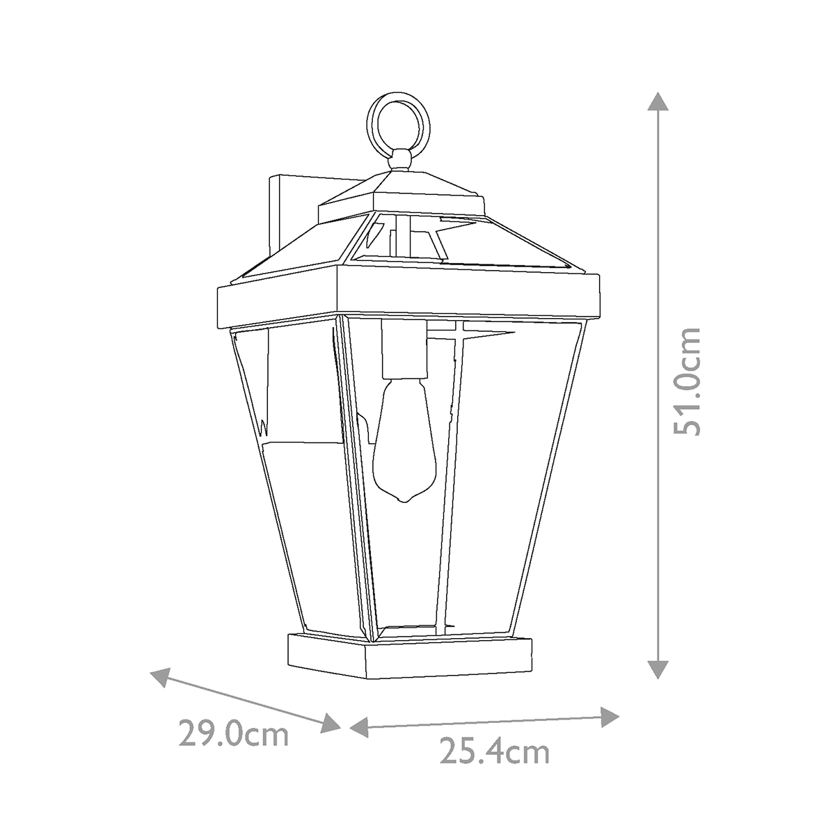 Настенный фонарь Quoizel, Арт. QZ-RAVINE2-L