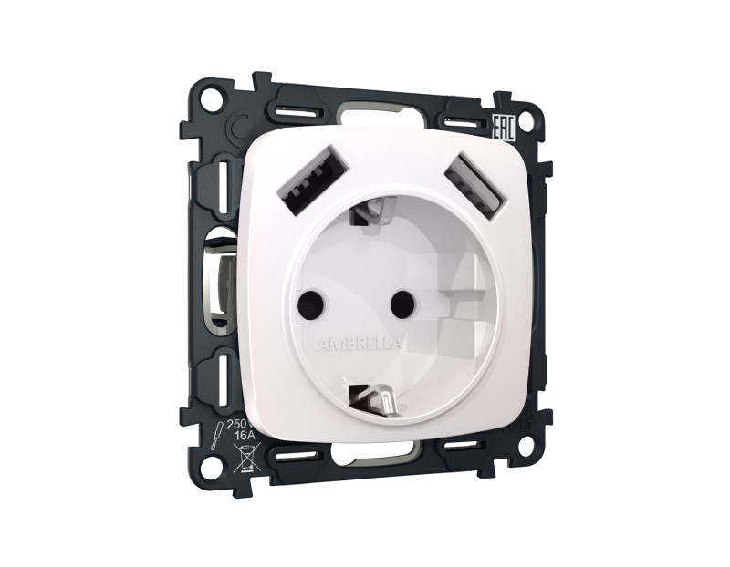 Розетка Ambrella Volt MO209010