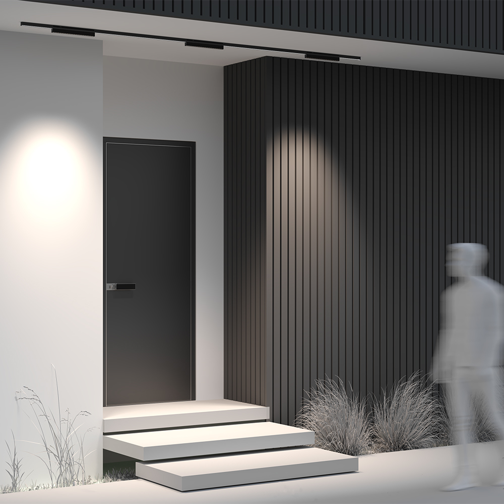 Уличный трековый светильник Outdoor O-TR02-2-S-18WB4K