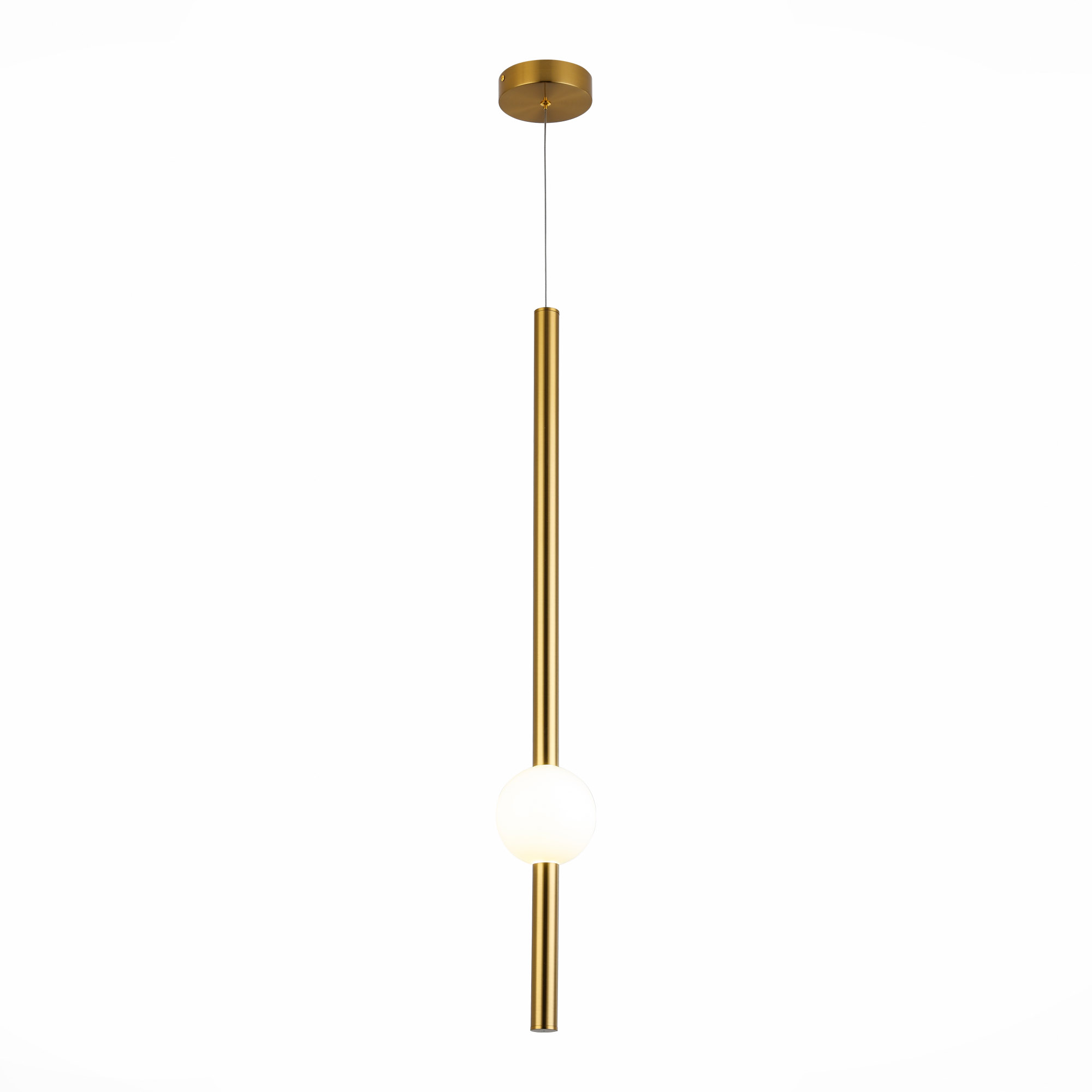 Уценка SL1222.233.01 Светильник подвесной ST-Luce Золотистый/Золотистый, Белый LED 1*18W 4000K ANGURRA