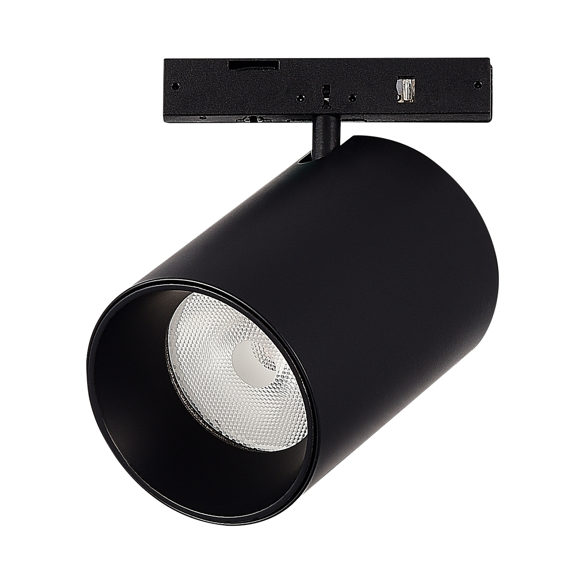 ST671.436.09 Магнитный трековый светильник Черный LED 1*9W 3000K 500Lm Ra>90 36° IP20 D45xH63 24V SUPER5