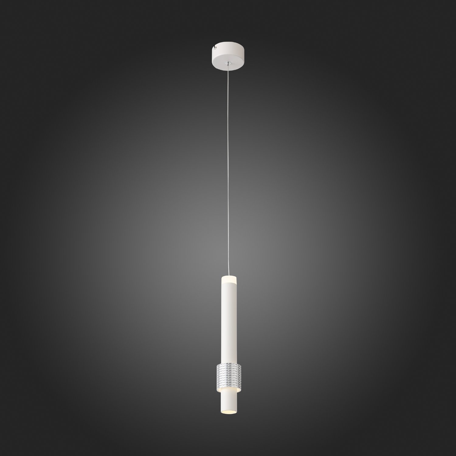 SL1591.503.01 Светильник подвесной ST-Luce Белый, Алюминиевый/Белый LED 1*6W 3000K Подвесные светильники