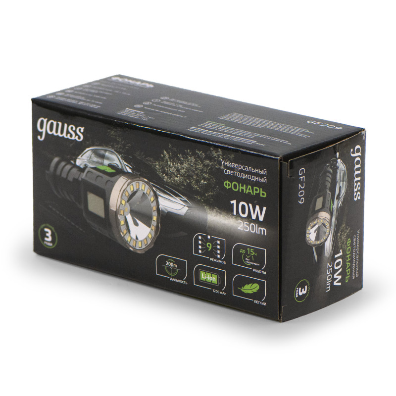 Фонарь Gauss GF209
